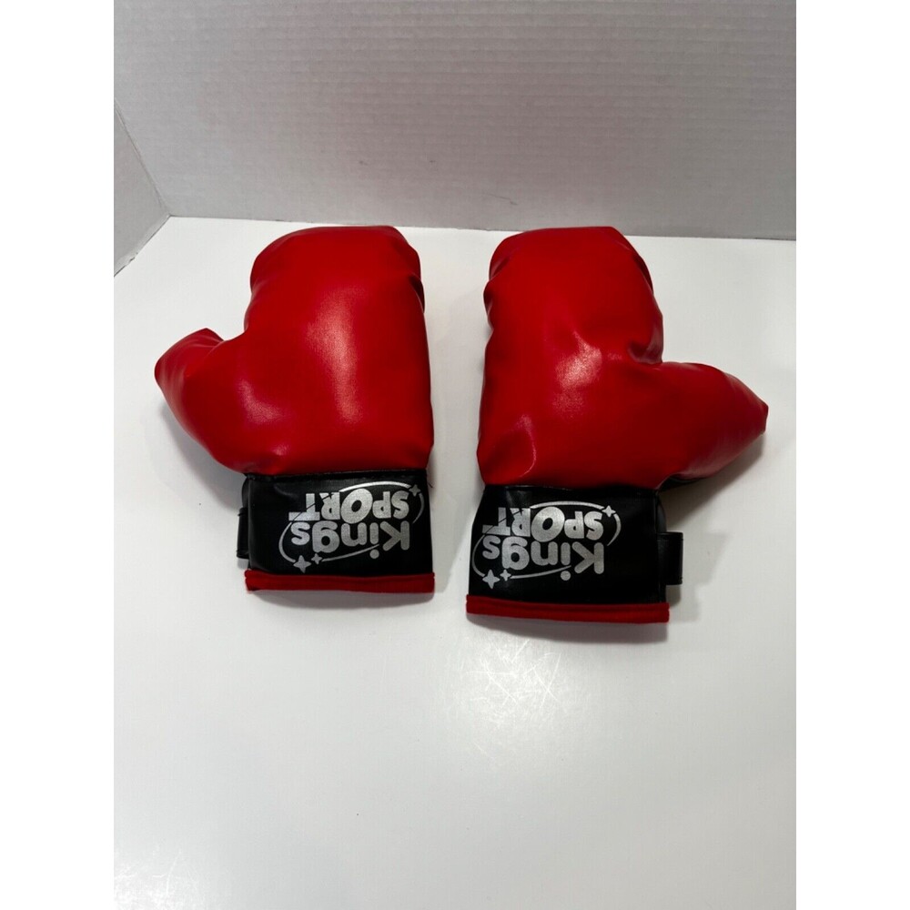 Kid's Kings Sport Boxing Gloves Red and Black Fitness Workout Exercise NEW !!!!